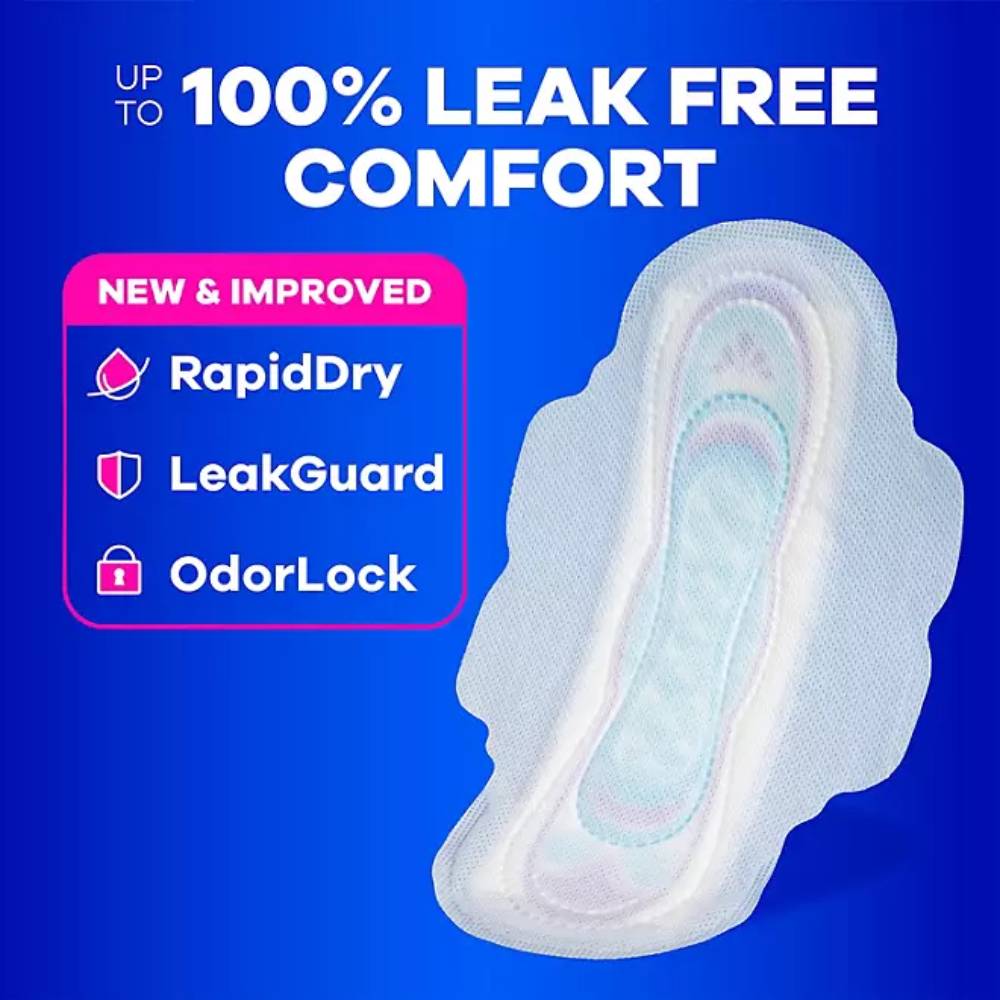 Always - Ultra Thin Long Super Pads with Wings, Size 2 - 92 Ct Each