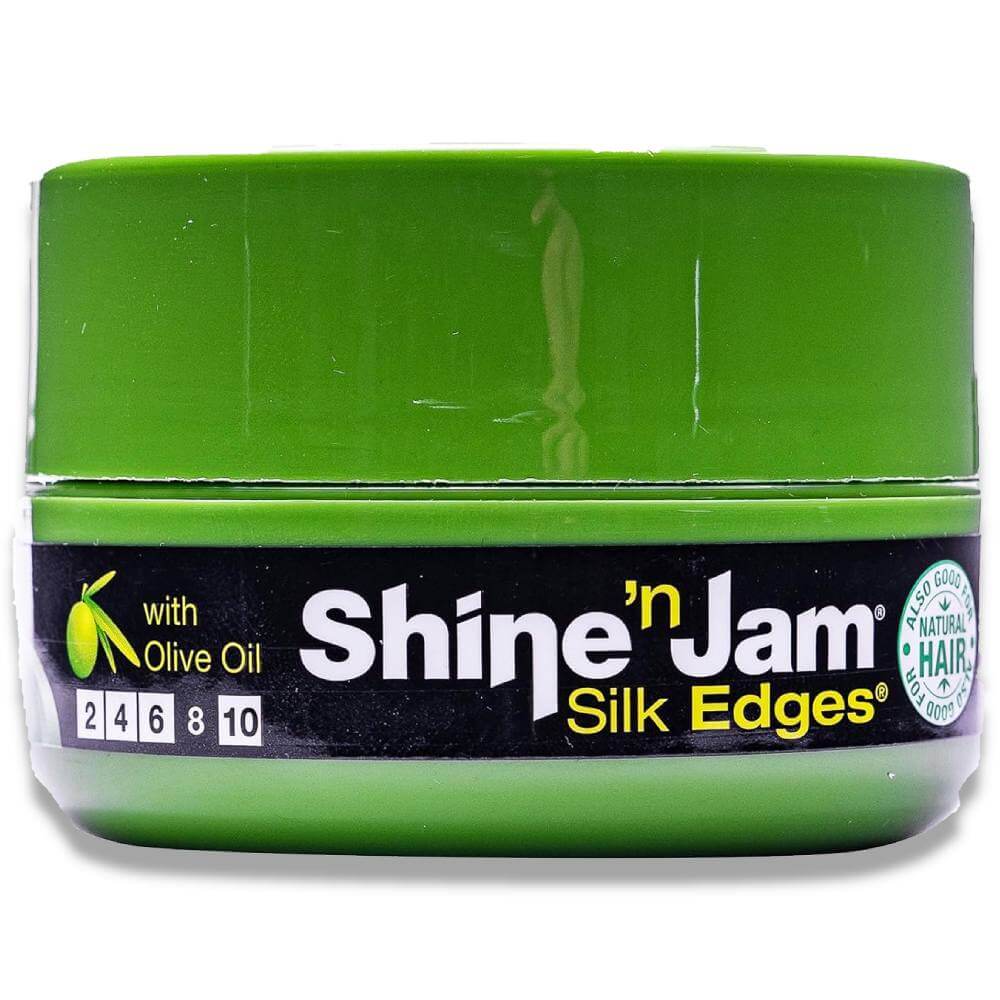 Ampro Shine-n-Jam Edges - Firm Hold, Non-Greasy Shine, 2 Oz - 12 Pack Contarmarket