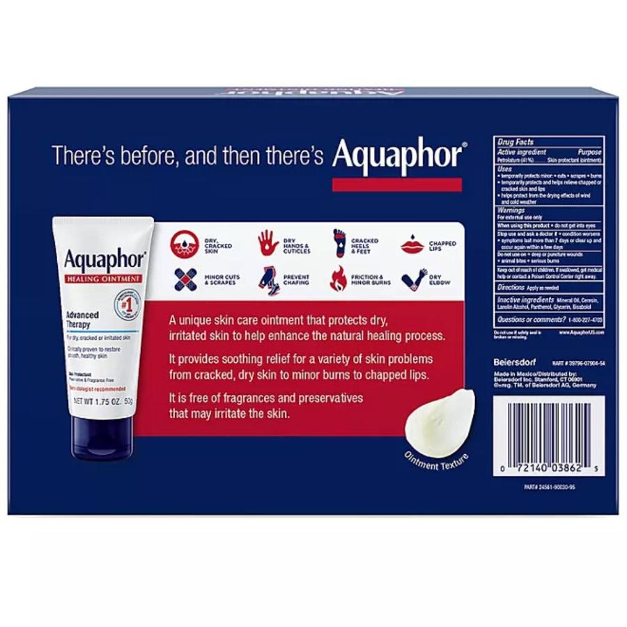 Aquaphor - Advanced Therapy Healing Ointment - 1.75 Oz - 4 Pack