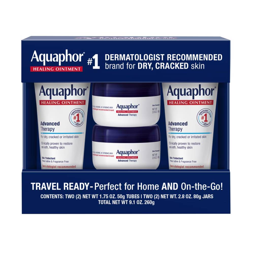 Aquaphor - Healing Ointment - 2 Pack, 2.8 Oz + 2 Pack, 1.75 Oz