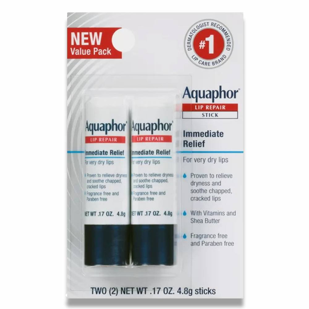 Aquaphor Lip Repair Stick Twin Pack 0.17 Oz - 12 Pack Contarmarket