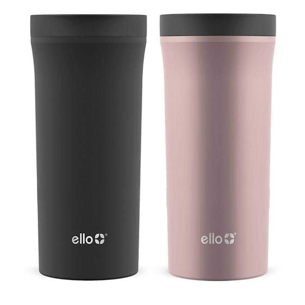 ELLO - Arabica -  Stainless Steel Travel Tumbler, Assorted Colors - 14 Oz - 2 Pack