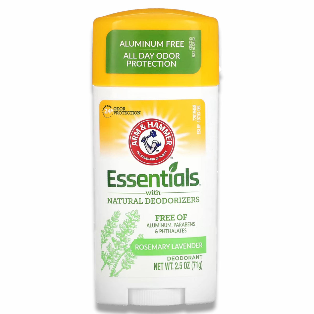 Arm & Hammer - Essentials Natural Deodorant Rosemary Lavender Natural- 2.5 Oz  - 12 Pack