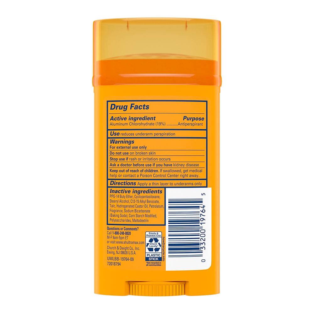 Arm & Hammer - Deodorant UltraMax Solid Cool Blast  - 2.6 Oz - 2 Pack