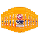 Arm & Hammer  Deodorant UltraMax Invisible Solid Unscented, 2.6 oz - 12 Pack