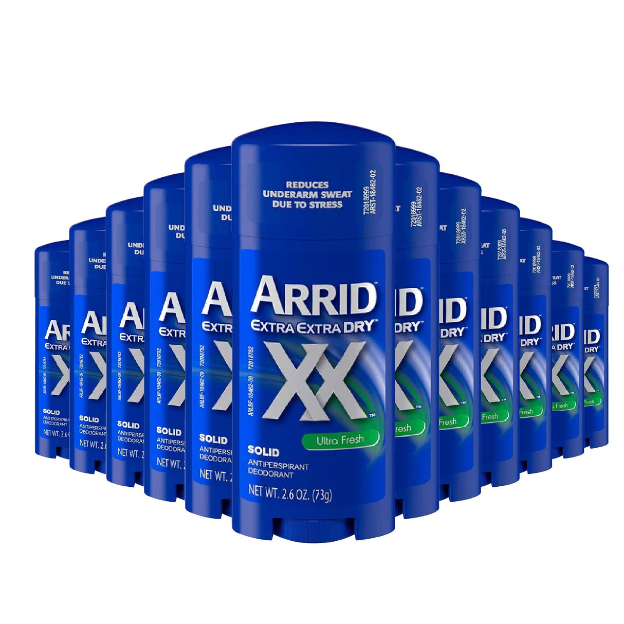 Arrid - Extra Extra Dry Solid Anti-Perspirant Deodorant - 2.6 oz - 12 Pack