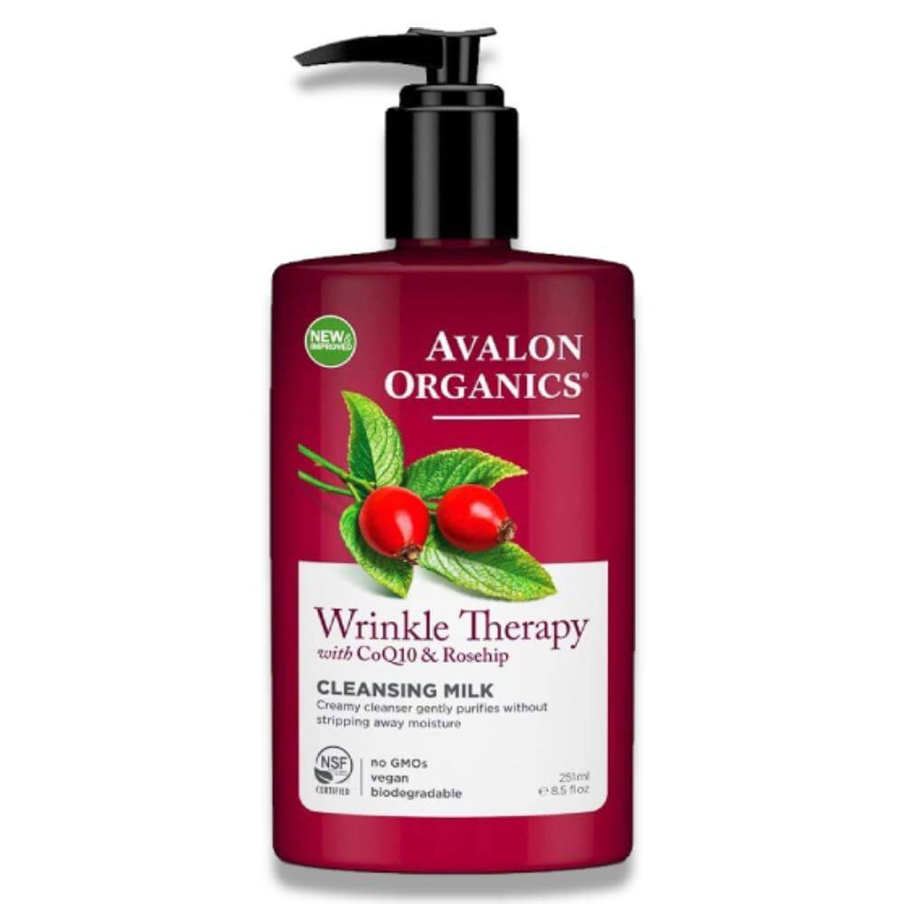 Avalon Organics CoQ10 Facial Cleansing Milk - 8.50 Oz - 6 Pack Contarmarket