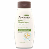 Aveeno - Daily Moisturizing Nourishes Dry Skin Body Wash  - 18 Oz - 12 Pack