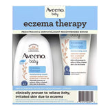 Aveeno - Baby Eczema Therapy Moisturizing Cream, 2 pk., 7.3 fl. oz. and 12 fl. oz.