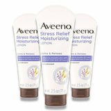 Aveeno - Stress Relief Moisturizing Lotion, Lavender Scent - 2.5 Oz - 3 Pack