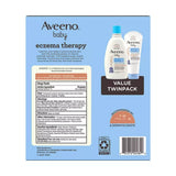 Aveeno - Baby Eczema Therapy Moisturizing Cream, 2 pk., 7.3 fl. oz. and 12 fl. oz.