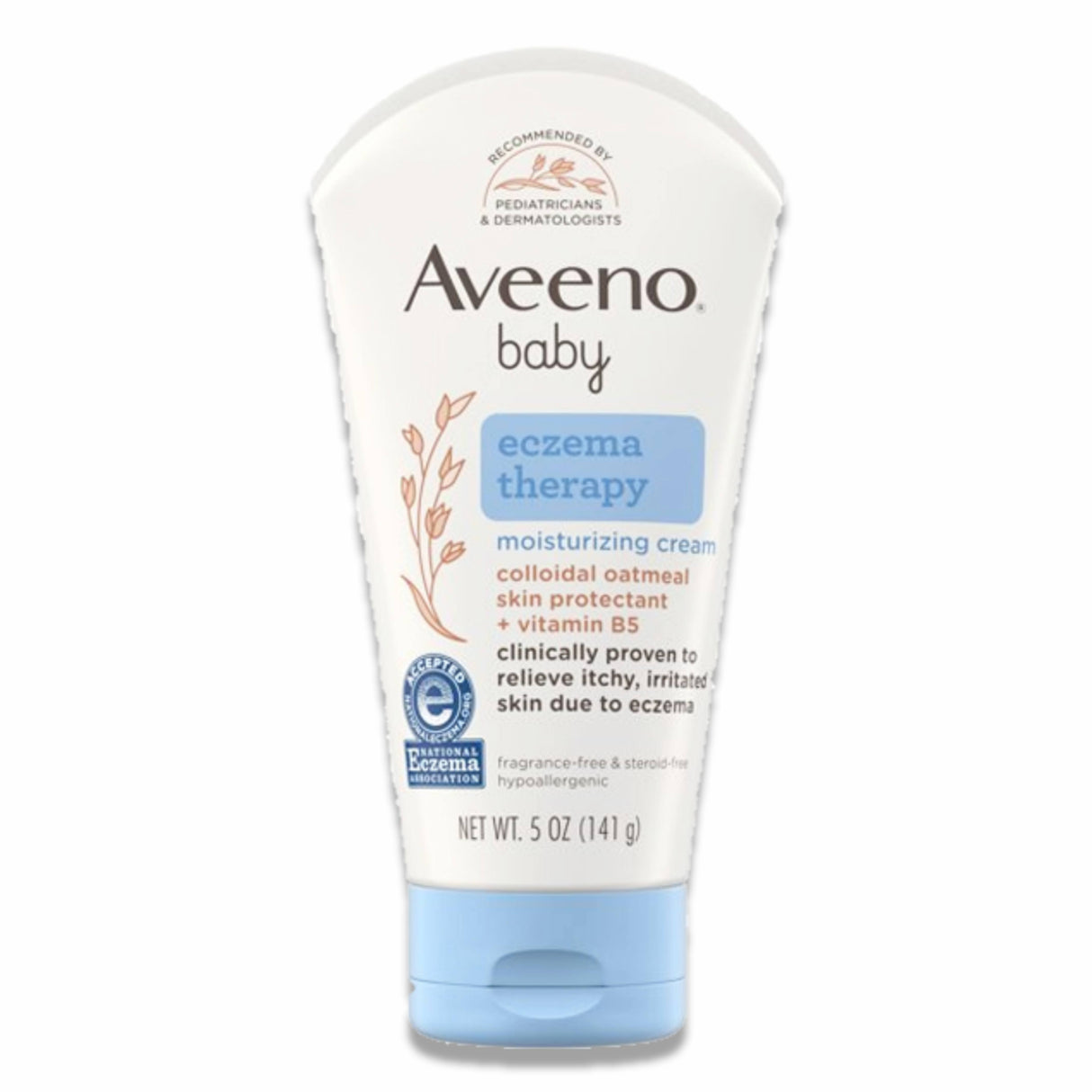 Aveeno -  Baby Eczema Therapy Moisturizing Cream Body Lotion with Oatmeal - 5 Oz - 12 Pack