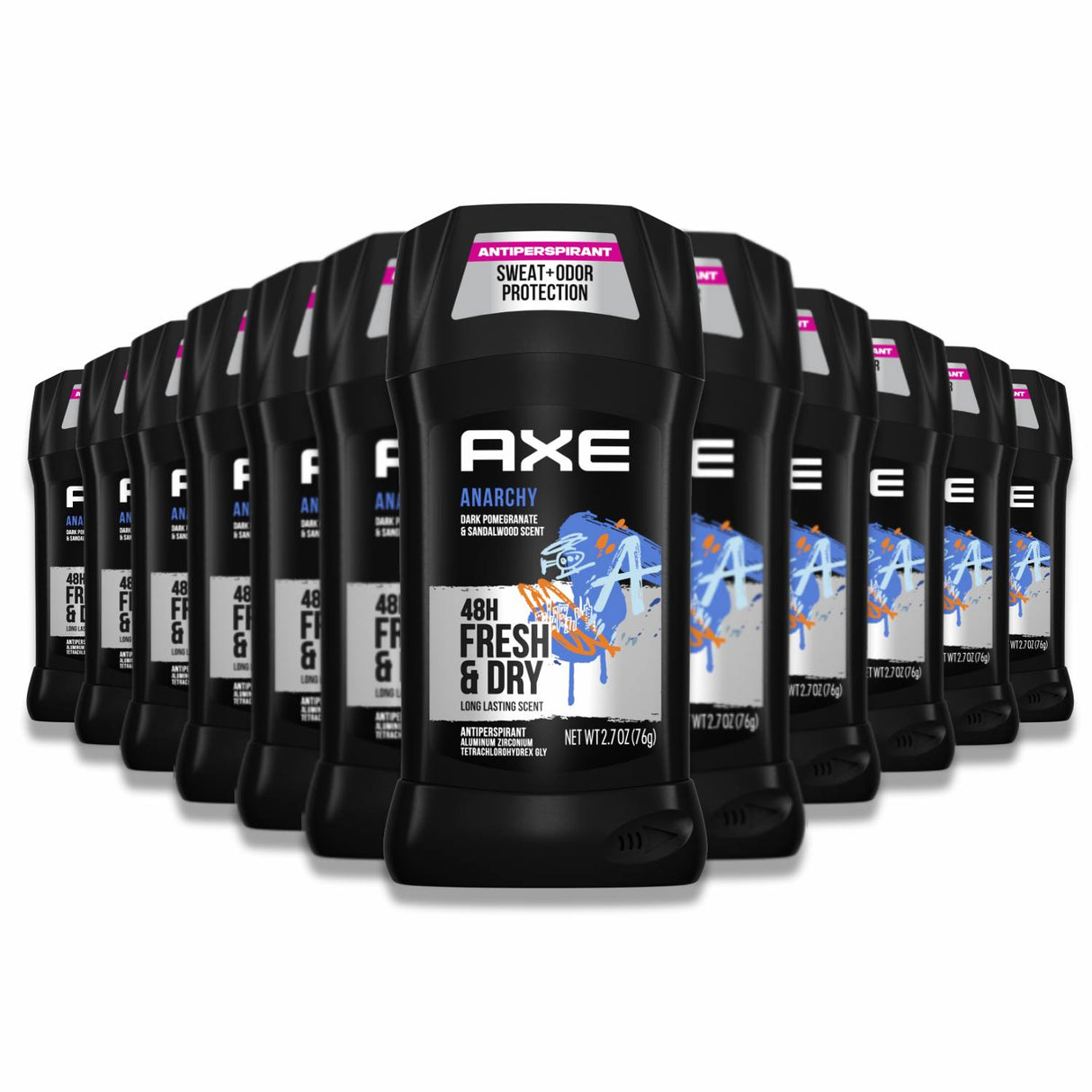 Axe - Deodorant Stick Anarchy  2.7 oz - 12 Pack