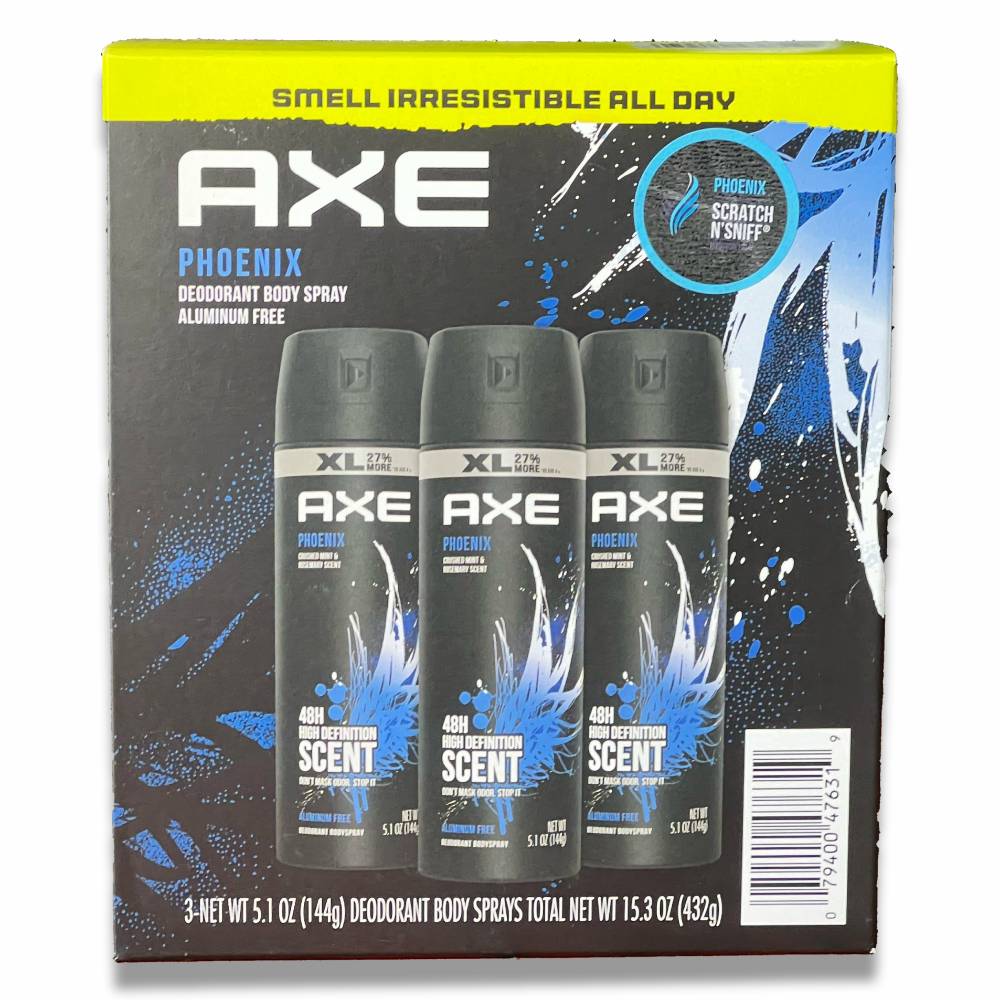 AXE - Phoenix Body Spray for Men - 15.3 Oz - 3 Pack