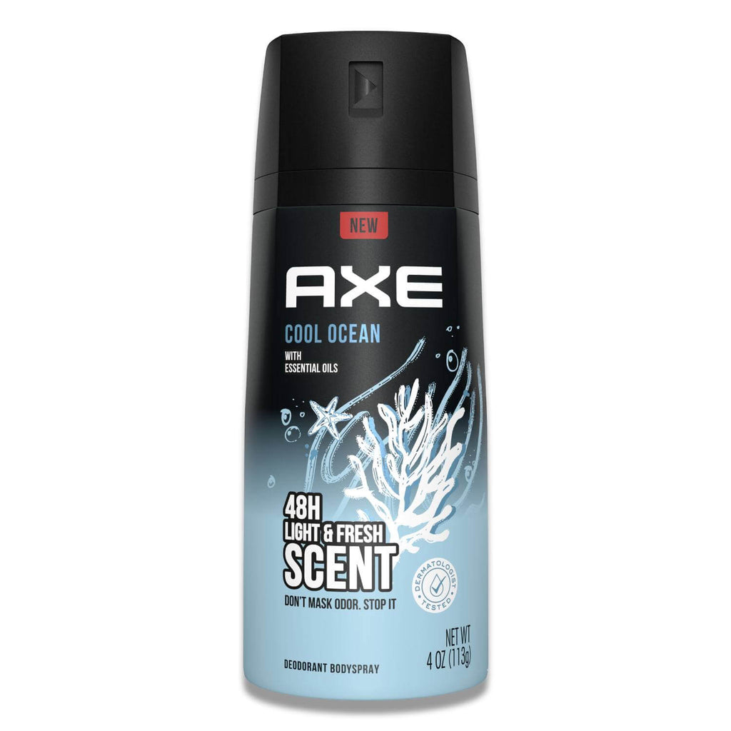 Axe Cool Ocean Deodorant Bodyspray - 4 Oz - 12 Pack Contarmarket