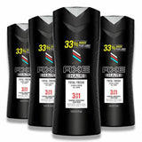 Axe 3 in 1 Total Fresh Shampoo + Conditioner + Body Wash 16 Oz 4 Pack Contarmarket