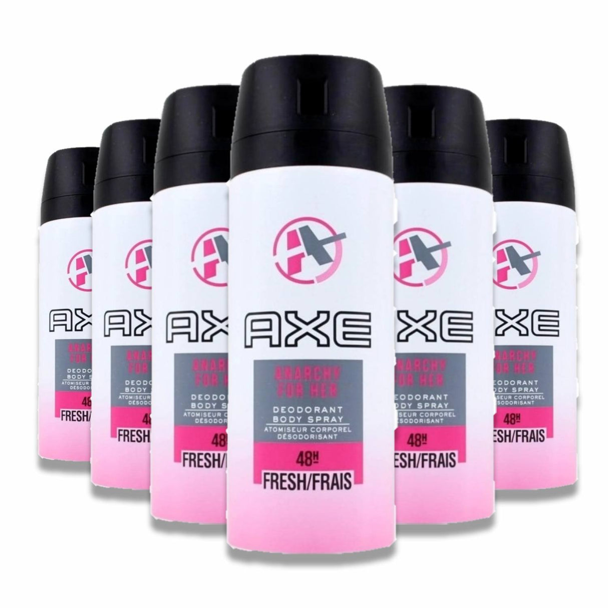 Axe - Deodorant Anarchy For Her, Body Spray - 5 Oz - 6 Pack