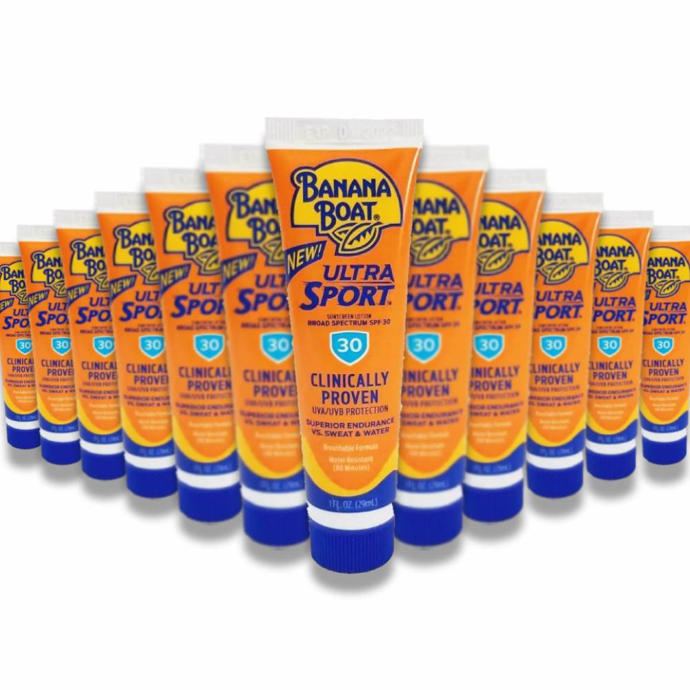 Banana Boat Sport Performance Sunscreen Lotion 30 SPF 1 Oz Jar 24 Pack Contarmarket