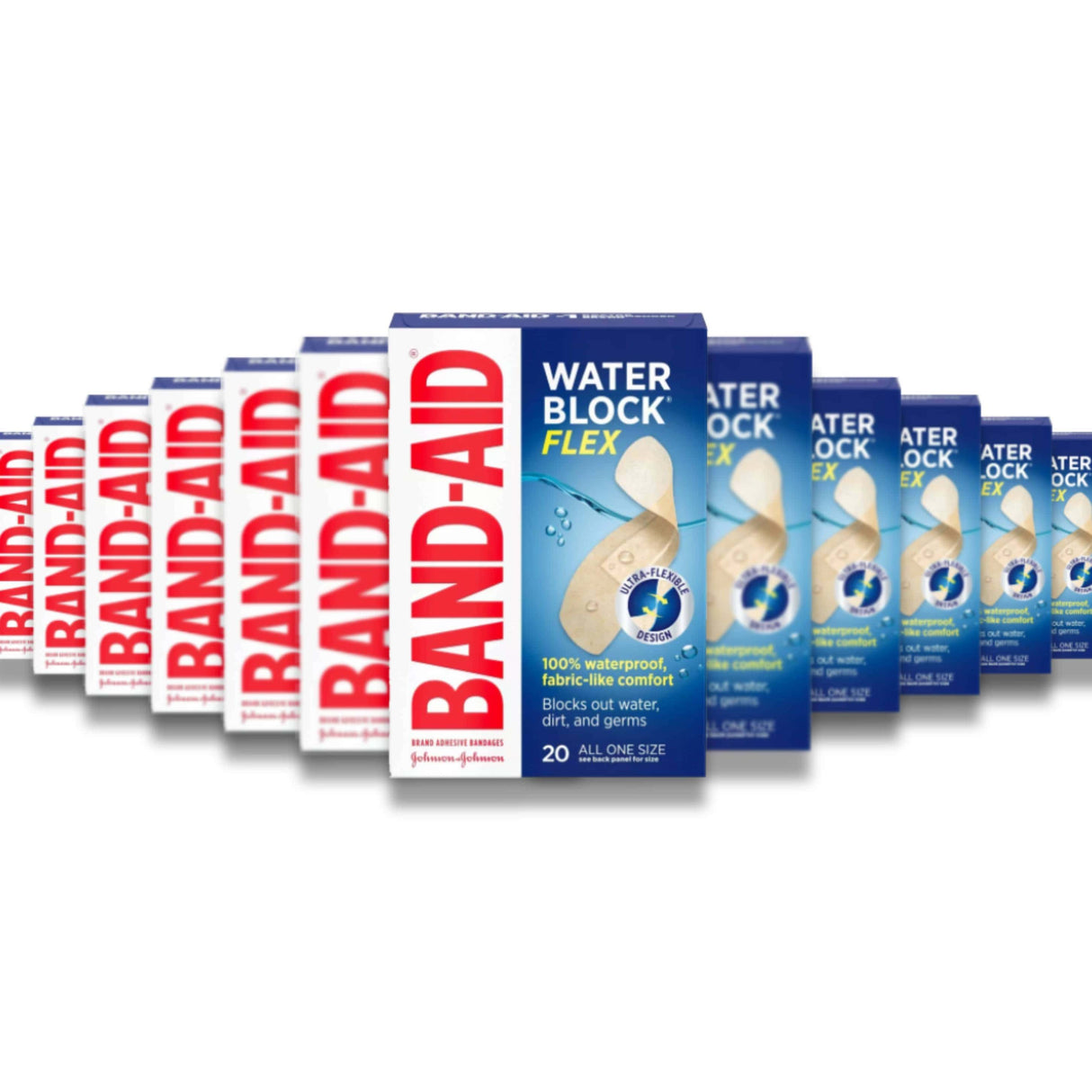 Band-Aid - Water Block Adhesive Bandages - 20 Ct - 24 Pack