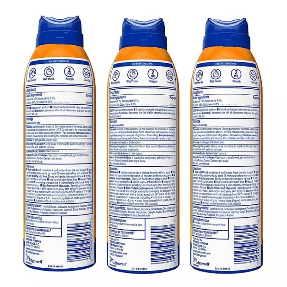 Banana Boat - Sport Ultra Sunscreen Spray, SPF 50 - 6 Oz - 3 Pack