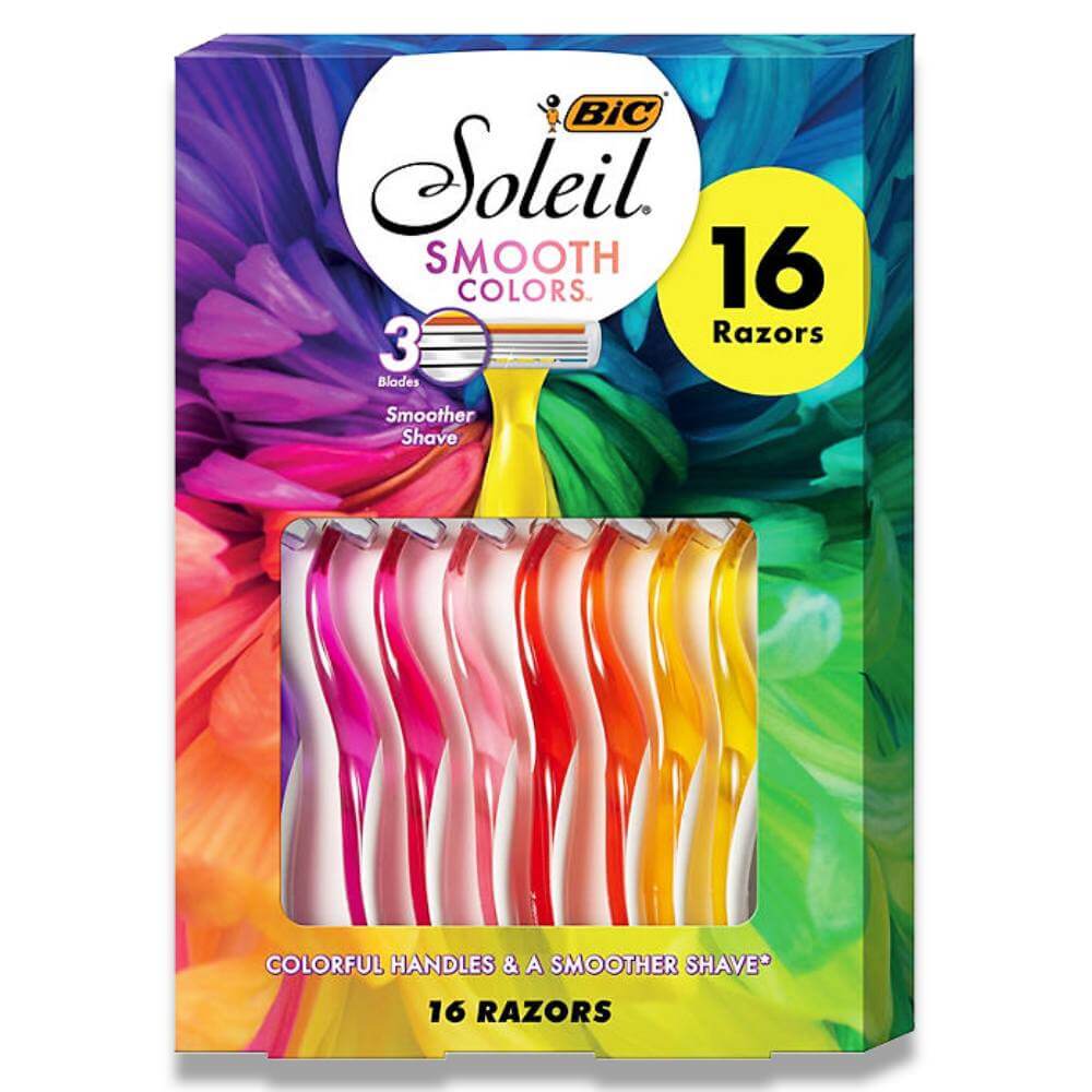 BIC Soleil Color Collection Women's Razors - 16 Ct Contarmarket