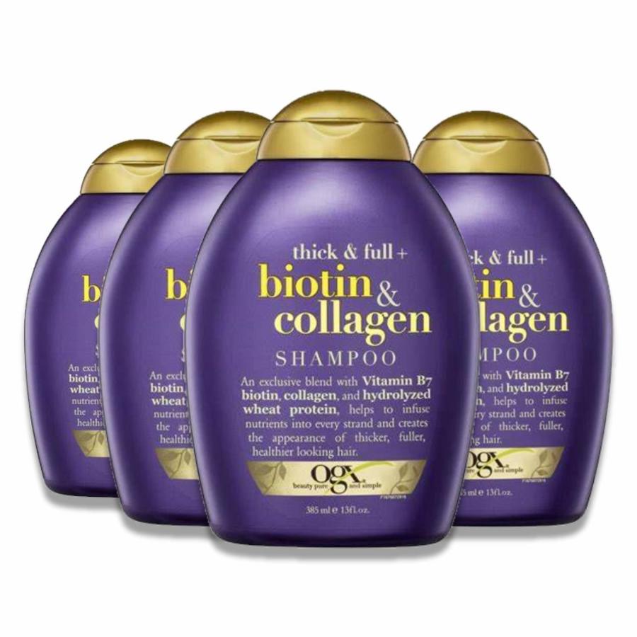 OGX - Shampoo Biotin & Collagen, Thick & Full - 13 Oz - 4 Pack