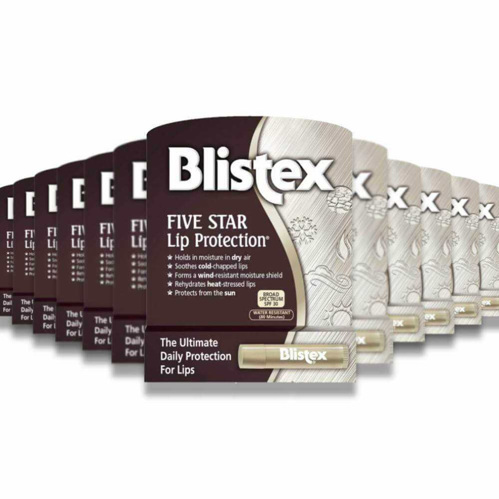 Blistex Five Star Lip Protection SPF 30 2 Pack 0.15 Oz 24 Pack Contarmarket