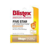 Blistex - Five Star Lip Protection SPF 30 - 0.15 Oz - 24 Pack