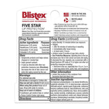 Blistex - Five Star Lip Protection SPF 30 - 0.15 Oz - 24 Pack