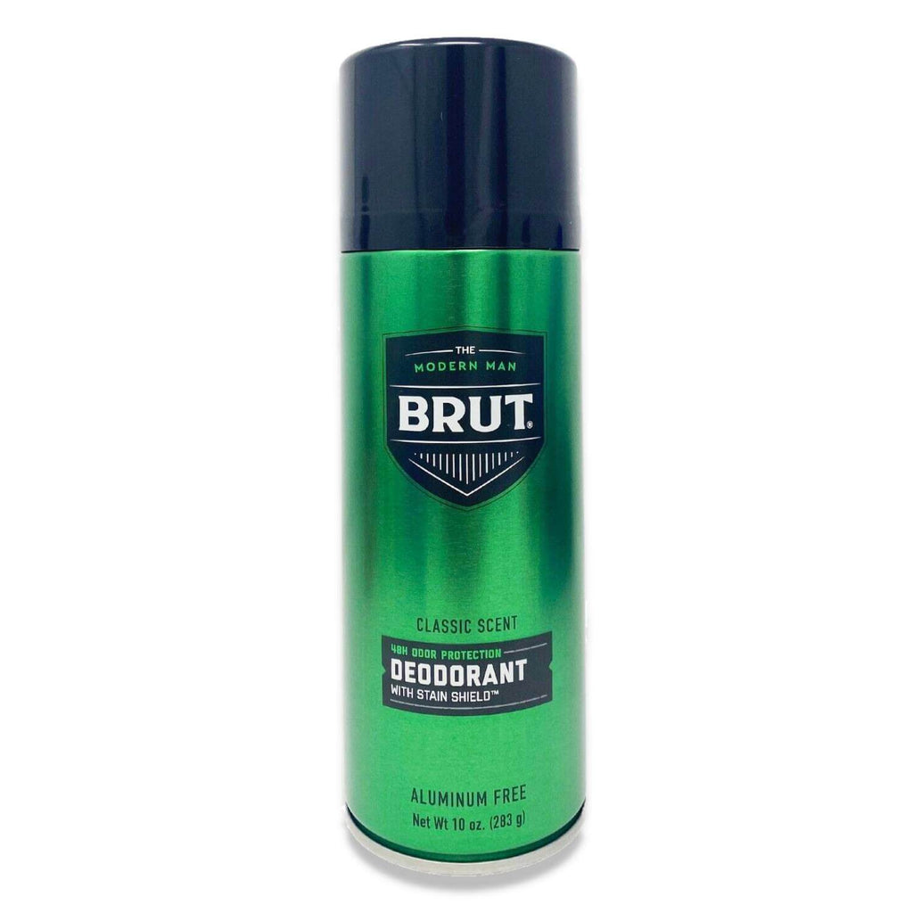 BRUT Deodorant Spray, Classic Scent - 10 Oz Contarmarket