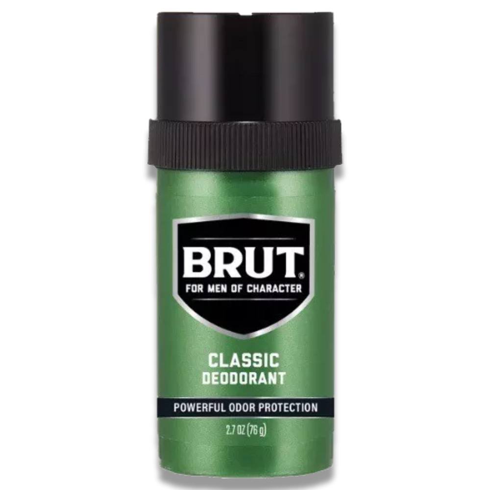 BRUT - Deodorant Round Stick, Classic - 2.7 Oz - 12 Pack