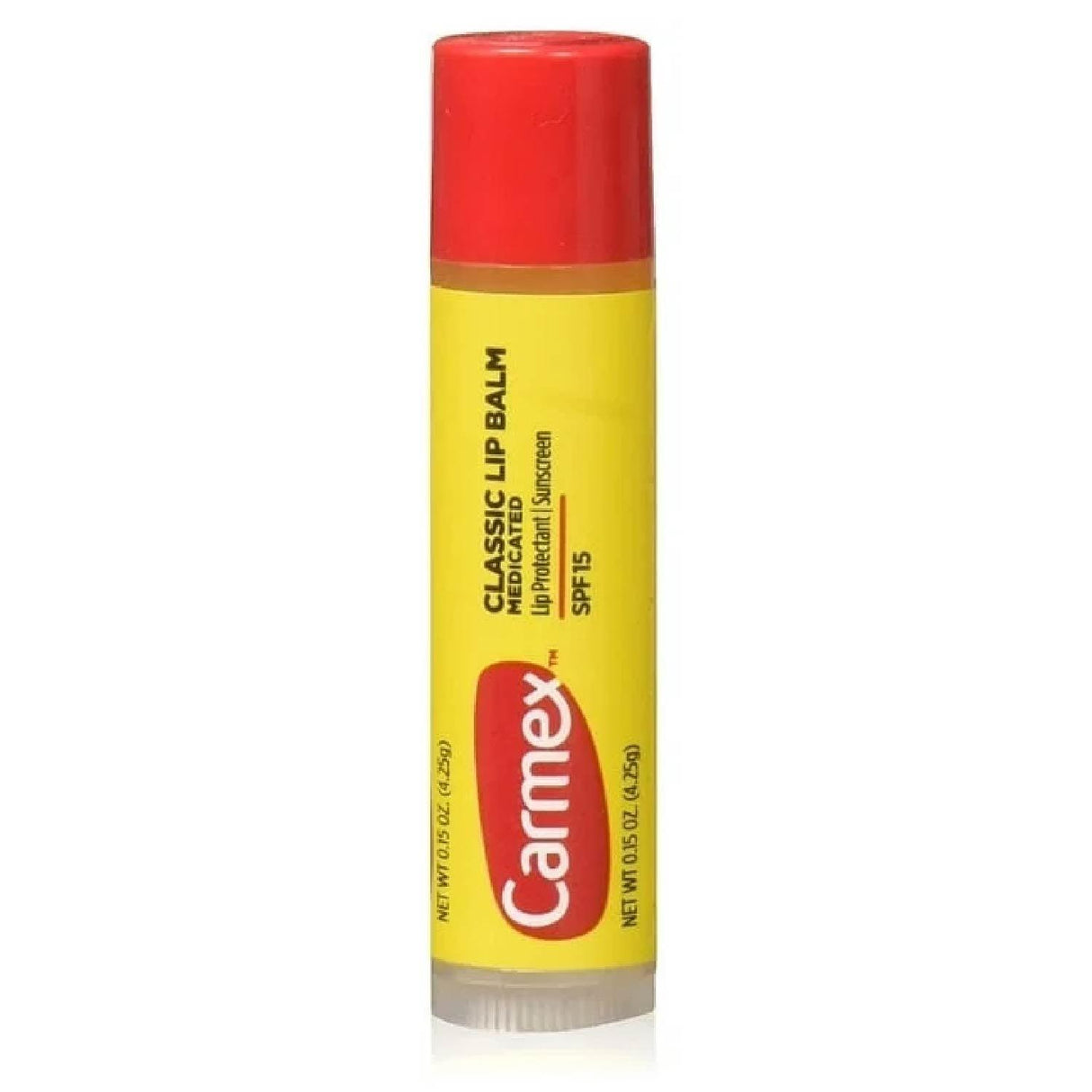 Carmex Classic Lip Balm, Lip Protectant Sunscreen Spf 15, 0.15 Oz - 12 Pack