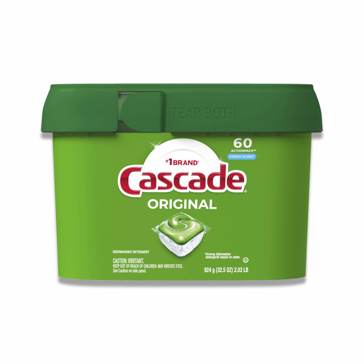 Cascade - ActionPacs Fresh Scent Dishwasher Detergent - 60 Ct ea - 6 Pack