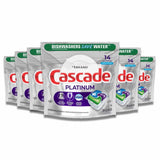 Cascade - Platinum ActionPacs Dishwasher Detergents, Fresh Scent 7.8 14 ct - 6 Pack