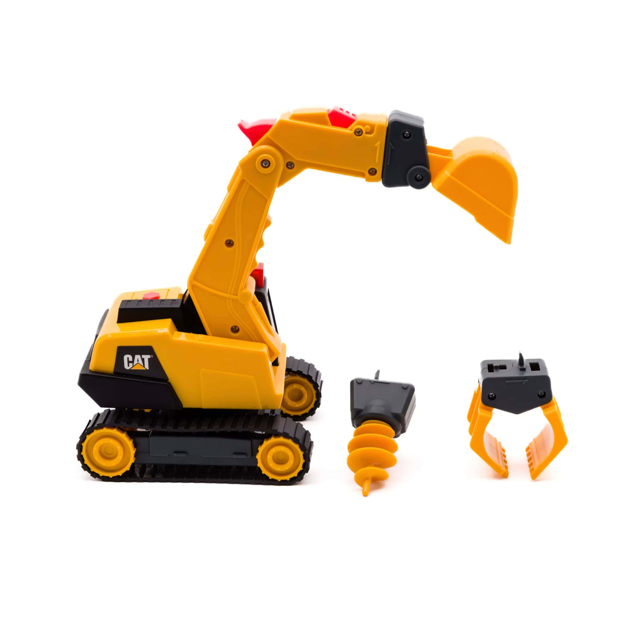 CAT Power Switch Crew Excavator with Boulders and Compound