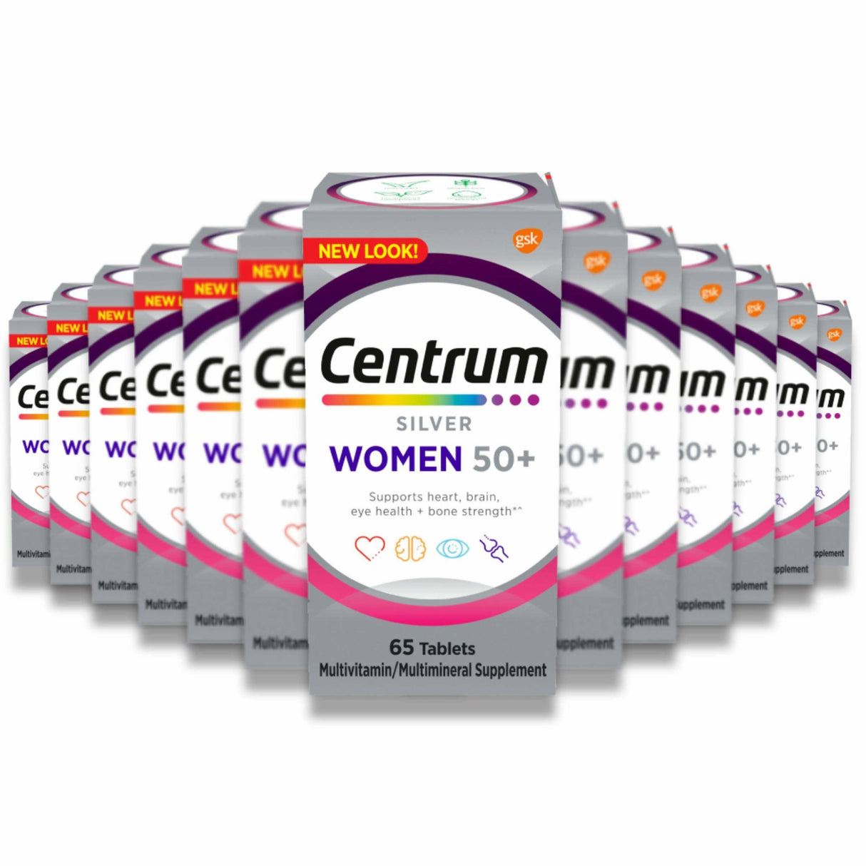 Centrum Silver Women 50+ Multivitamin - 65 Tablets - 12 Pack Contarmarket