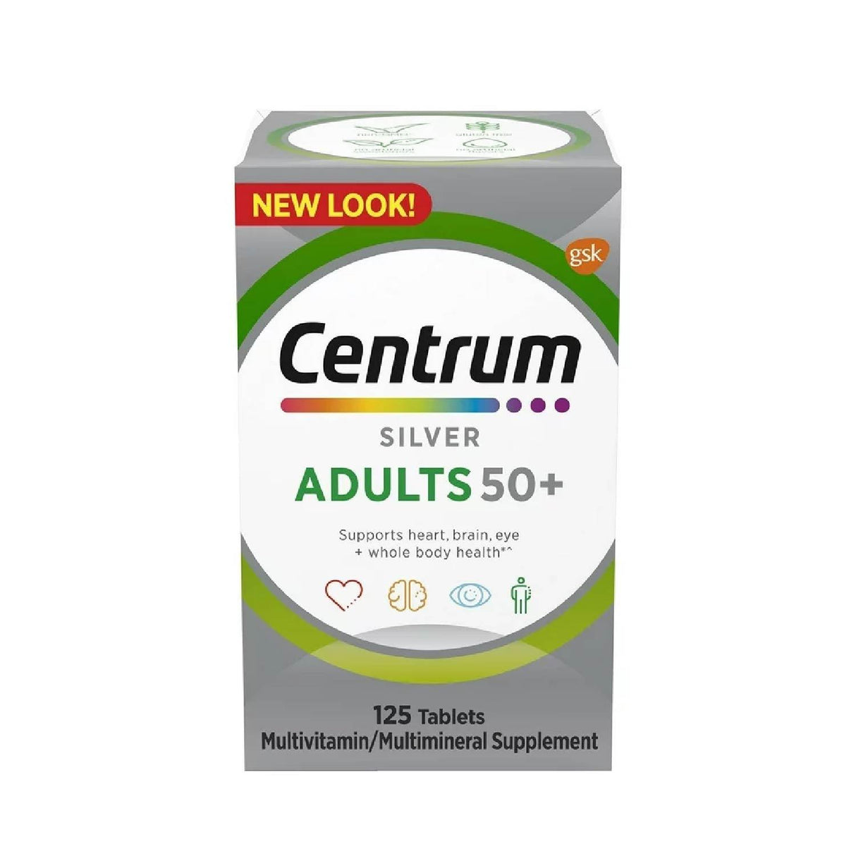 Centrum Silver Multivitamin for Adults Plus Supplement - 125 Count each- 12 Pack