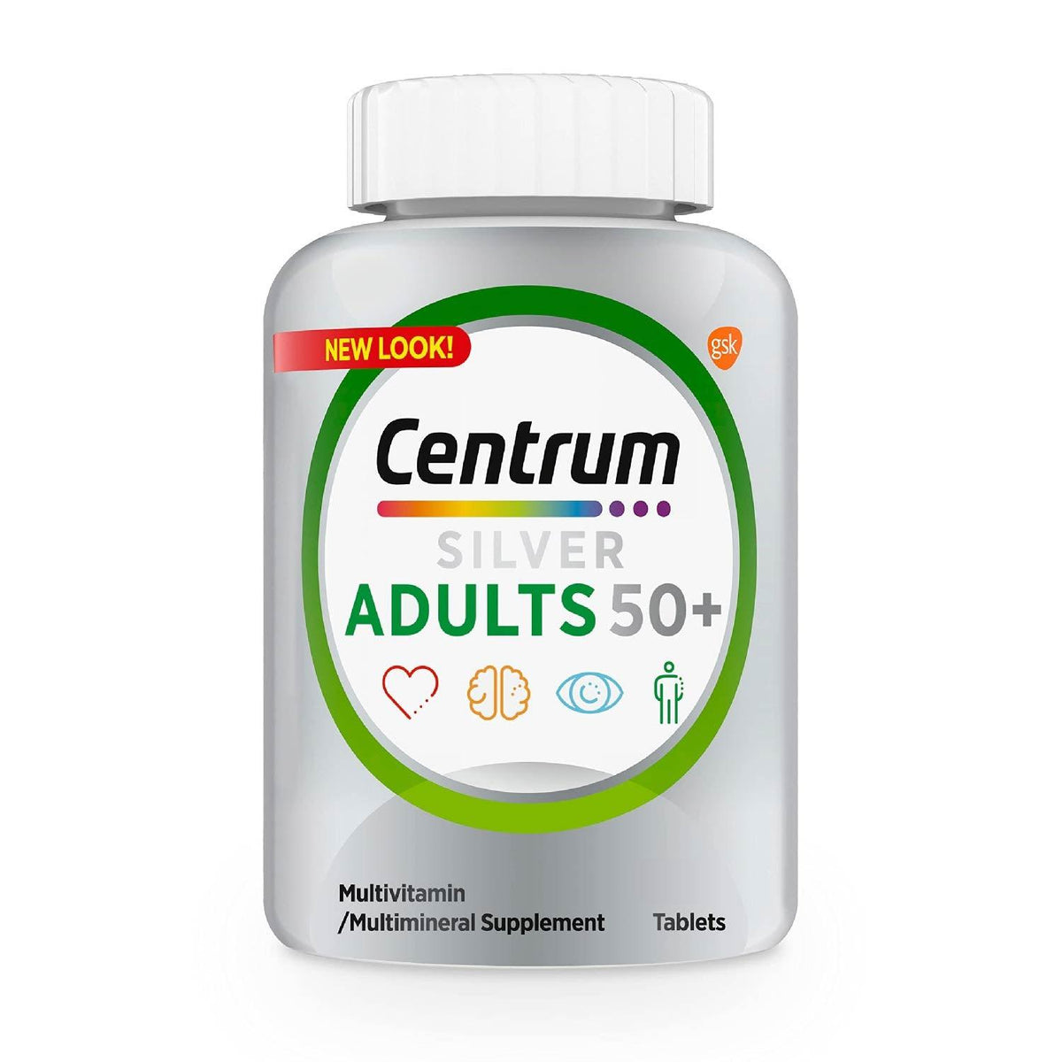 Silver Plus Centrum Silver Multivitamin for Adults Plus Supplement - 125 Count eac ...