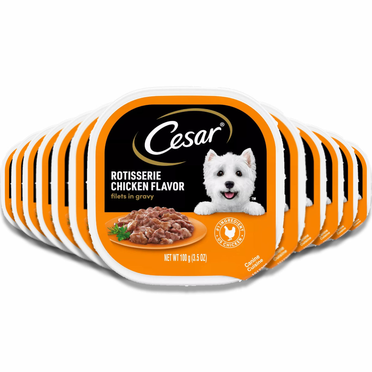 Cesar - Filets In Gravy Adult Wet Dog Food - 3.5 Oz - 24 Pack