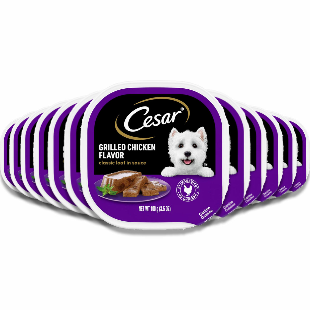 Cesar - Canned Dog Food Grilled Chicken- 3.5 Oz - 24 Pack