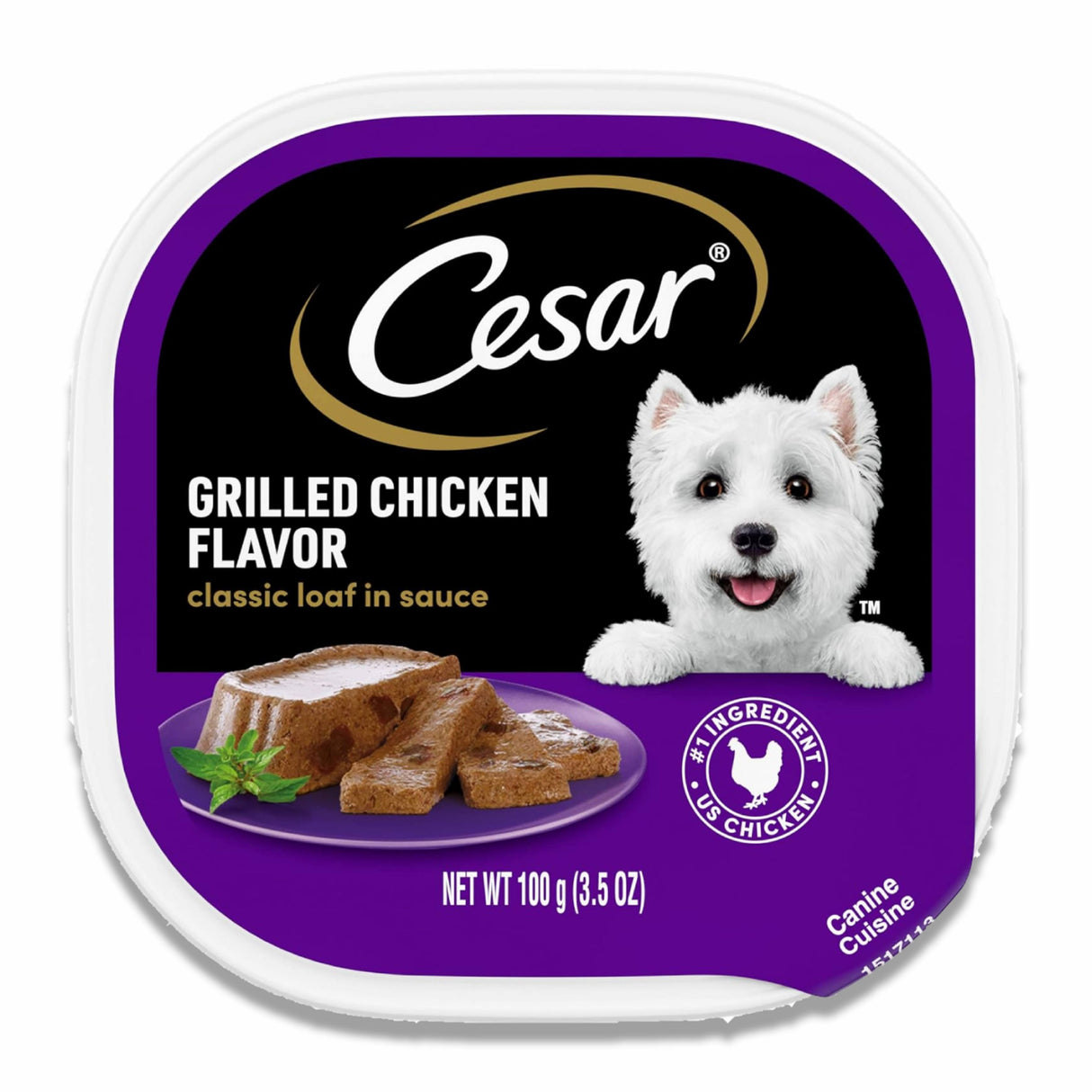 Cesar - Canned Dog Food Grilled Chicken- 3.5 Oz - 24 Pack