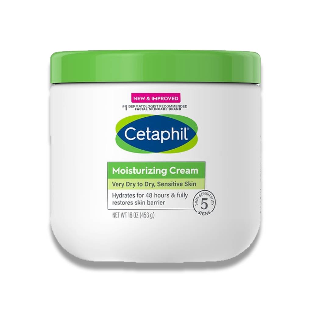 Cetaphil -  Face & Body Moisturizer Hydrating Moisturizing Cream for Dry to Very Dry Sensitive Skin 16 oz - 12 Pack