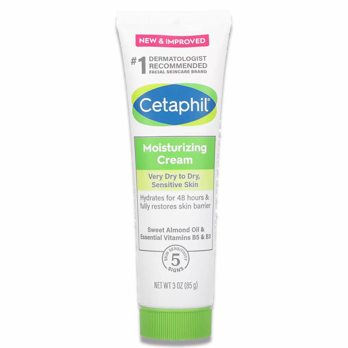 Cetaphil -  Moisturizing Cream For Dry Sensitive Skin - 3 Oz - 12 Pack