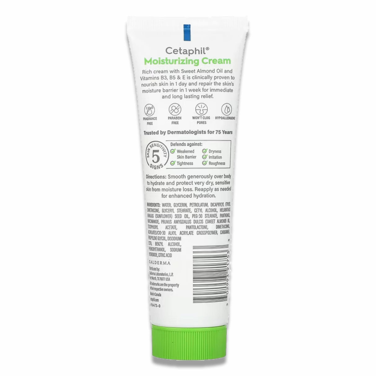 Cetaphil -  Moisturizing Cream For Dry Sensitive Skin - 3 Oz - 12 Pack