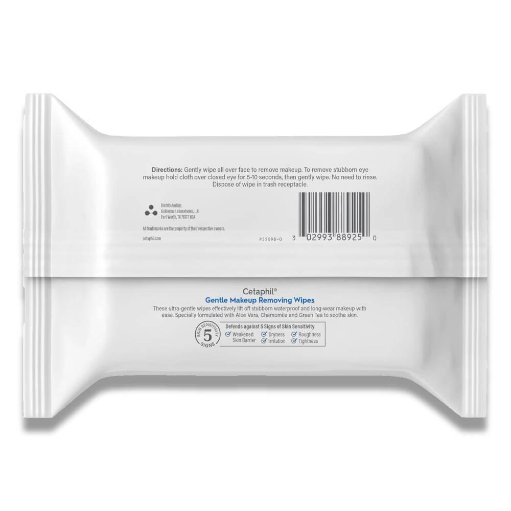 Cetaphil Makeup Removing Face Wipes 25ct - 12 Pack Contarmarket