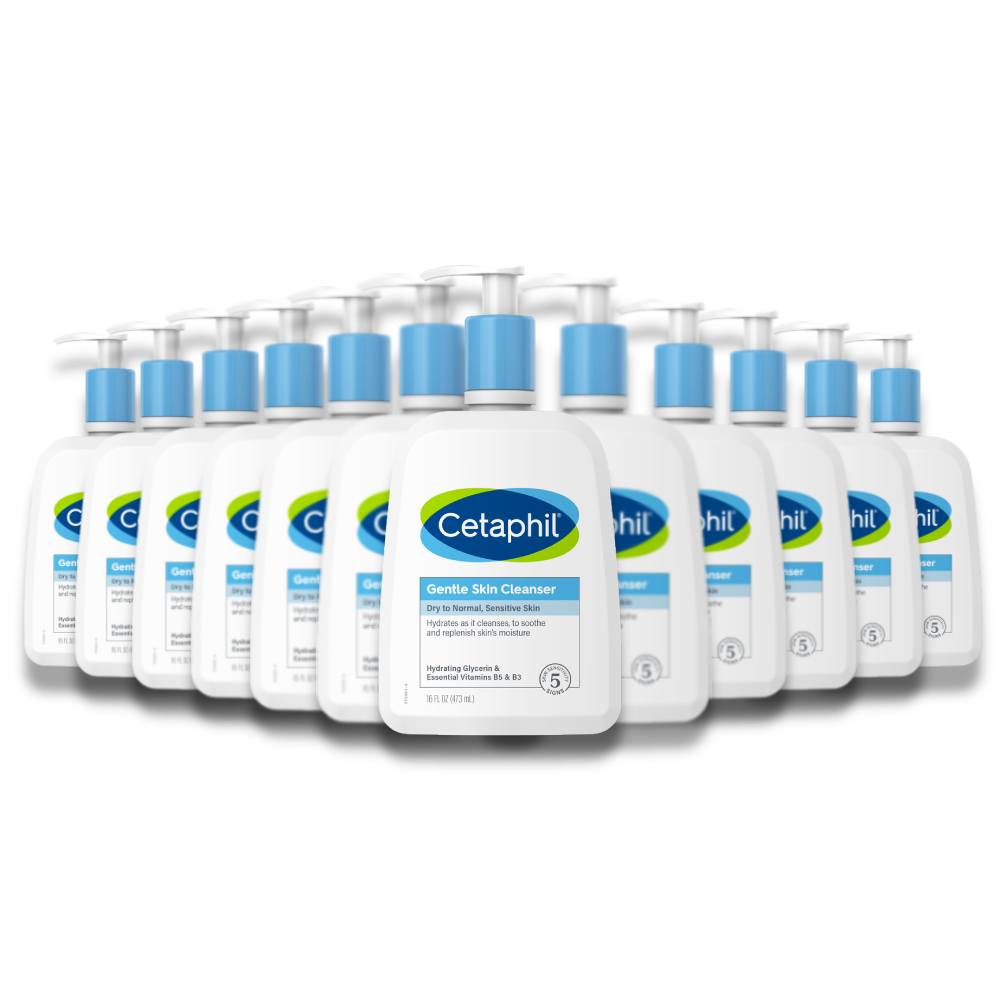 Cetaphil Gentle Skin Cleanser - 16 Oz - 12 Pack Contarmarket