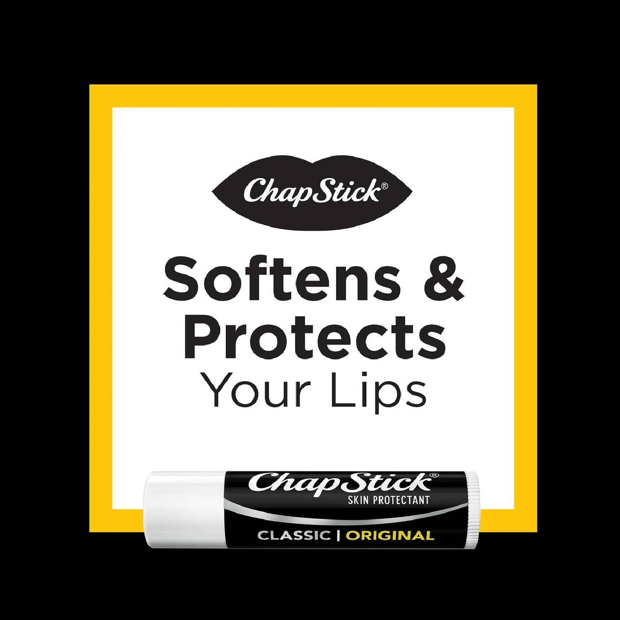 ChapStick - Classic Lip Balm Tube Original Flavor 0.15 oz,  3 Pack -  12 Pack