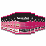 ChapStick - Classic Cherry Flavor Skin Protectant Flavored Lip Balm Tube 0.15 oz -  12 Pack