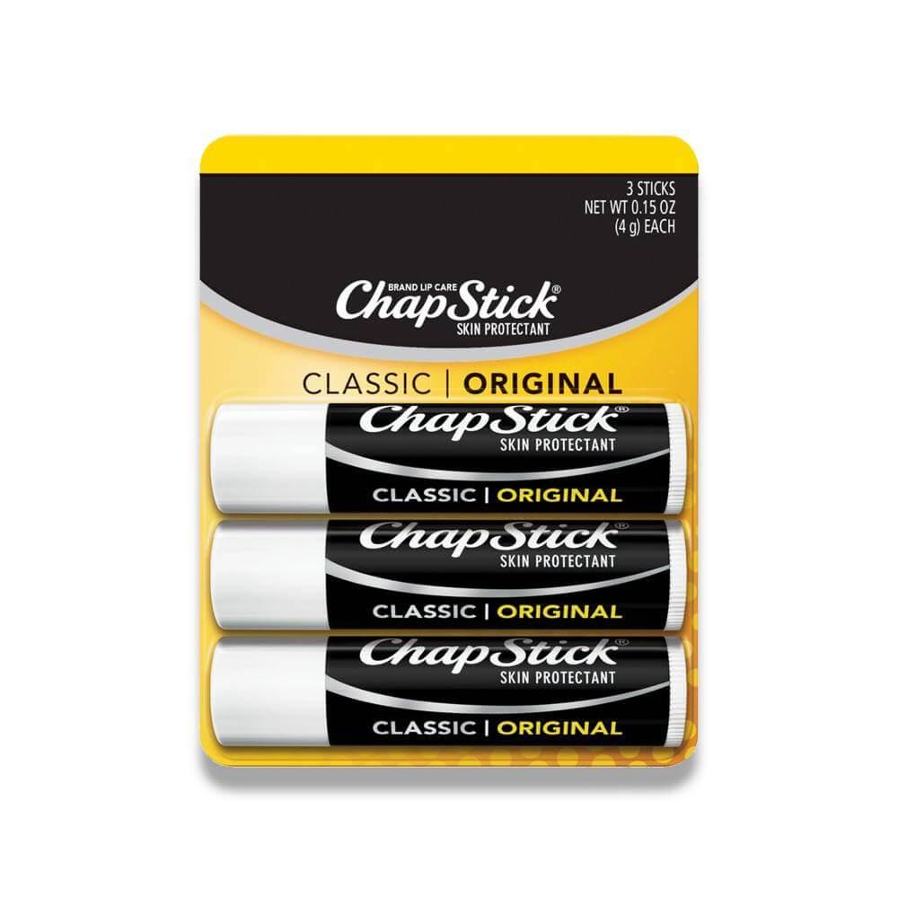 ChapStick Classic Lip Balm, Original Flavor, 3 Pack - 0.15 Oz - 12 Pack Contarmarket