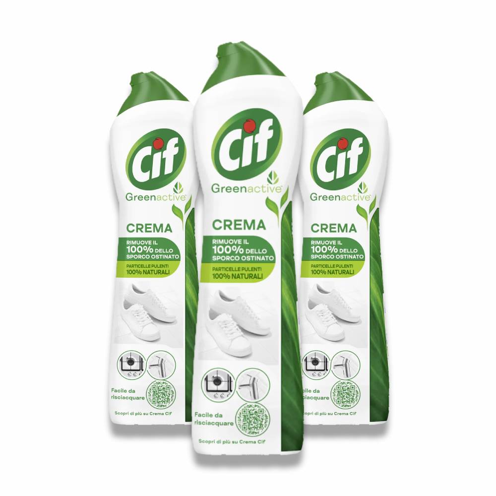 Cif - Greenactive, Crema - 500 ml - 3 Pack - OPEN BOX